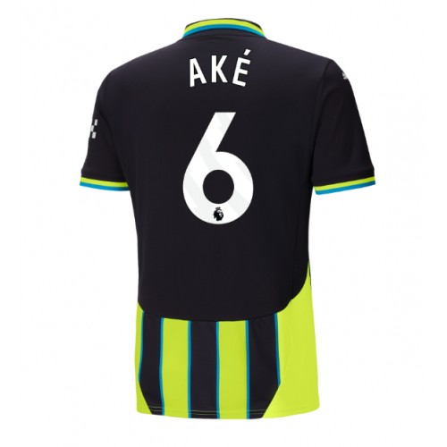 Fotbalové Dres Manchester City Nathan Ake #6 Venkovní 2024-25 Krátký Rukáv